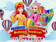 Fashion Princesses And Balloon Festival Online Dress-up Games on NaptechGames.com