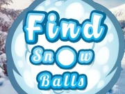 FIND SNOW BALLS Online Girls Games on NaptechGames.com