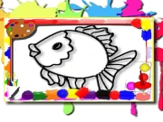Fish Coloring Book Online Art Games on NaptechGames.com