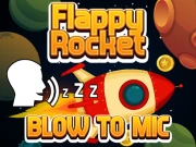 Flappy Rocket Playing with Blowing to Mic Online Arcade Games on NaptechGames.com