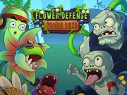 Flower Defense - Zombie Siege Online Adventure Games on NaptechGames.com