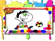 Football Coloring Time Online Football Games on NaptechGames.com