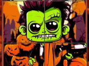 Franky &amp; Vampire Halloween Puzzle Online Puzzle Games on NaptechGames.com