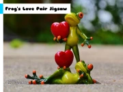 Frog's Love Pair Jigsaw Online Puzzle Games on NaptechGames.com