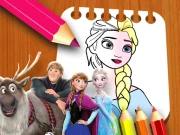 Frozen II Coloring Book Online Puzzle Games on NaptechGames.com