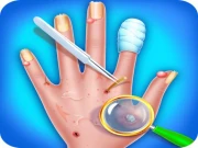Fun Baby Care Kids Game - Hand Skin Doctor Online Girls Games on NaptechGames.com