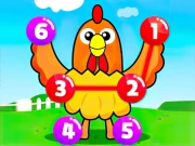 Fun Point to Point Happy Animals Online Puzzle Games on NaptechGames.com