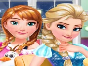 Fun Sisters Night Online Care Games on NaptechGames.com