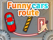 Funny Cars Route Online Puzzle Games on NaptechGames.com