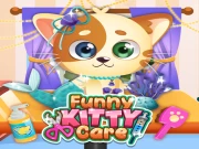 Funny Kitty Care Online Care Games on NaptechGames.com