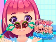 Funny Nose Surgery Online Care Games on NaptechGames.com