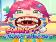 Funny Throat Surgery Online Care Games on NaptechGames.com