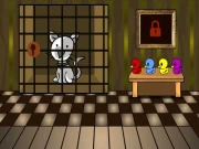 G2L White Cat Rescue Online Puzzle Games on NaptechGames.com