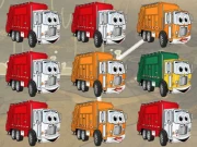 Garbage Trucks Matching Online Puzzle Games on NaptechGames.com