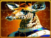 Giraffe Jigsaw Image Challenge Online puzzles Games on NaptechGames.com