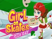 Girl on Skates: Pizza Mania Online Agility Games on NaptechGames.com