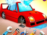 Girls Car Wash Salon Auto Workshop Online Racing Games on NaptechGames.com
