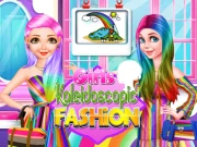 Girls Kaleidoscopic Fashion Online Girls Games on NaptechGames.com