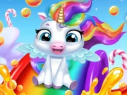 Glitter Unicorn Dress Up Girls Online Puzzle Games on NaptechGames.com