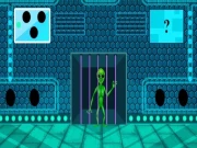 Green Alien Escape Online Puzzle Games on NaptechGames.com