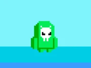 green alien fall guys Online Arcade Games on NaptechGames.com