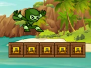 Green Ninja Run Online Puzzle Games on NaptechGames.com