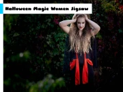 Halloween Magic Women Jigsaw Online Puzzle Games on NaptechGames.com