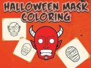 Halloween Mask Coloring Book Online Puzzle Games on NaptechGames.com