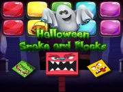 Halloween Snake and Blocks Online Puzzle Games on NaptechGames.com