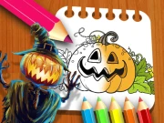 Hallowen Coloring Book Online Puzzle Games on NaptechGames.com