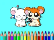 Hamster Coloring Book Online Girls Games on NaptechGames.com