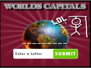 Hangman Capitals Cities Online Puzzle Games on NaptechGames.com