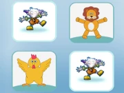 Happy Animals Memory Game Online Puzzle Games on NaptechGames.com