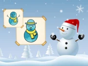 Happy Snowman Coloring Online Puzzle Games on NaptechGames.com