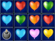 Heart Balloons Block Collapse Online Girls Games on NaptechGames.com