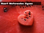 Heart Watermelon Jigsaw Online Puzzle Games on NaptechGames.com