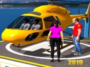 Helicopter Taxi Tourist Transport Online Simulation Games on NaptechGames.com