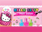 Hello Kitty Nail Salon Online Girls Games on NaptechGames.com