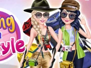 Hiking in Style Online Dress-up Games on NaptechGames.com