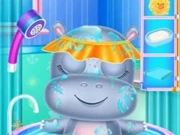 Hippo Baby Care Online Girls Games on NaptechGames.com