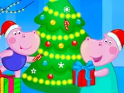 Hippo Christmas Calendar Online Girls Games on NaptechGames.com