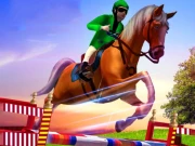 Horse Show Jump Simulator 3D Online Girls Games on NaptechGames.com