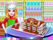 Ice Cream Sandwich Cake Online Art Games on NaptechGames.com