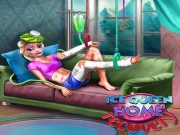 Ice Queen Home Recovery Online Dress-up Games on NaptechGames.com