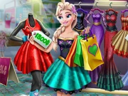 Ice Queen Realife Shopping Online Dress-up Games on NaptechGames.com