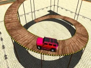 Impossible Tracks Prado Car Stunt Game Online HTML5 Games on NaptechGames.com