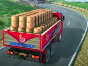 Indian Truck Driver Cargo Duty Delivery Online Boys Games on NaptechGames.com