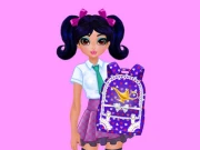 Jasmine and Elsa - School Bag Design Contest Online Girls Games on NaptechGames.com