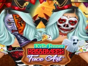  Jenner Halloween Face Art Online Art Games on NaptechGames.com