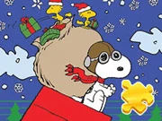 Jigsaw Puzzle: Snoopy Christmas Deliver Online jigsaw Games on NaptechGames.com